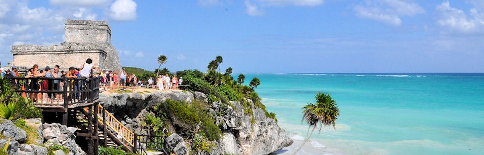 Mexiko Tulum: Maya-Ruine am Karibikstrand