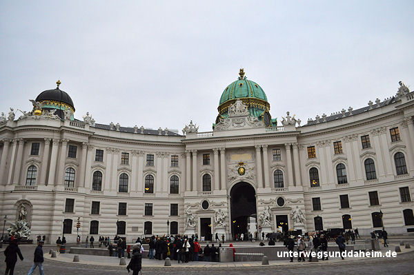 Schloss Schönbrunn und Wiener Hofburg im Winter