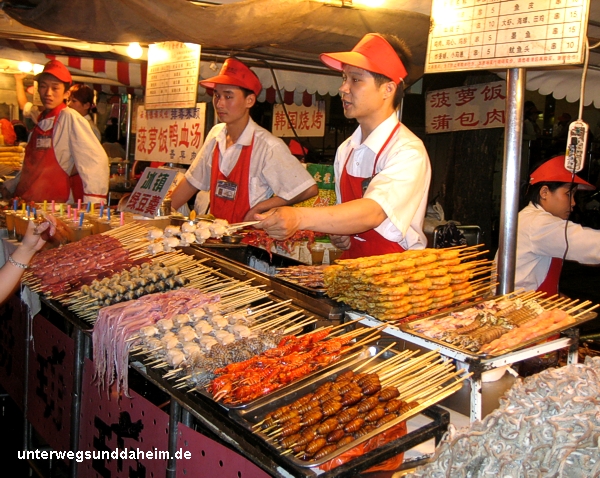 Sehenswürdigkeiten in Peking - Nachtmarkt