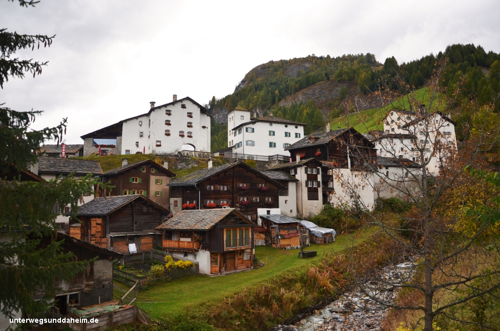 Splügen in Graubünden - malerische Dörfer