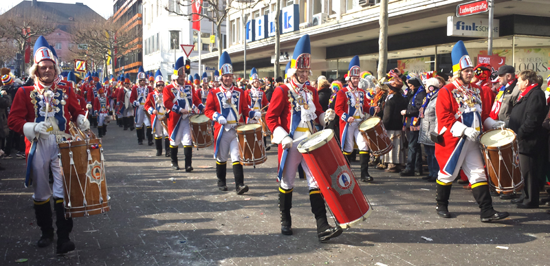 Mainzer Fastnacht - Parade der närrischen Garde