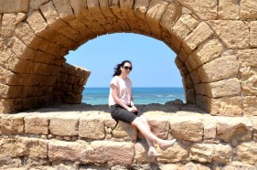 unterwegsunddaheim.de Mittelmeerküste in Israel - Caesarea