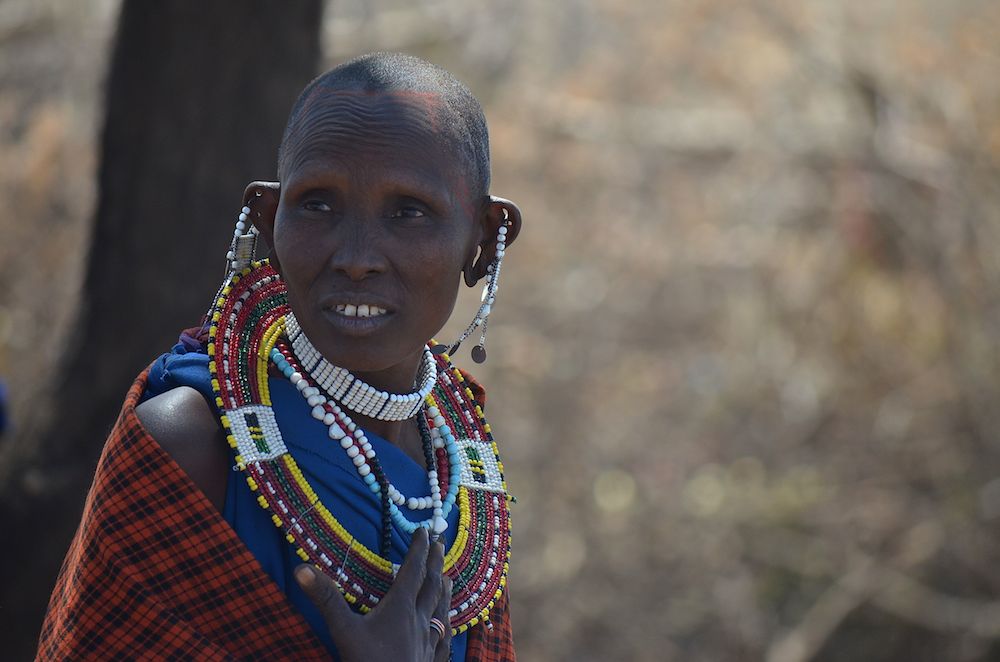 Massai Dorf in der Serengeti