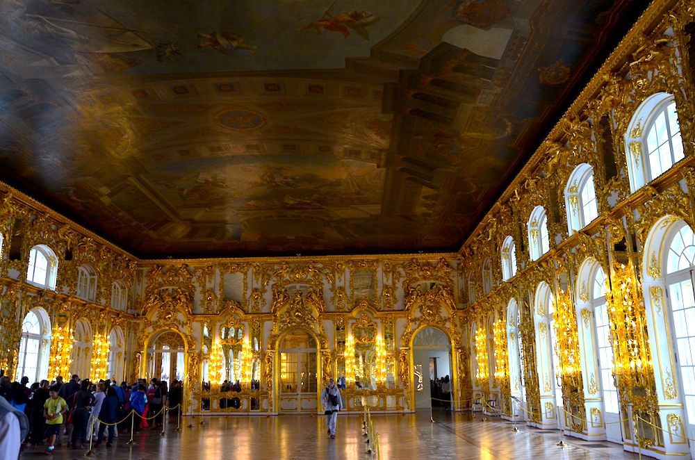 St. Petersburg Katharinenpalast und Bernsteinzimmer in Puschkin