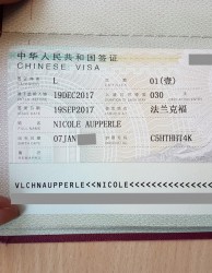 Visum für China beantragen