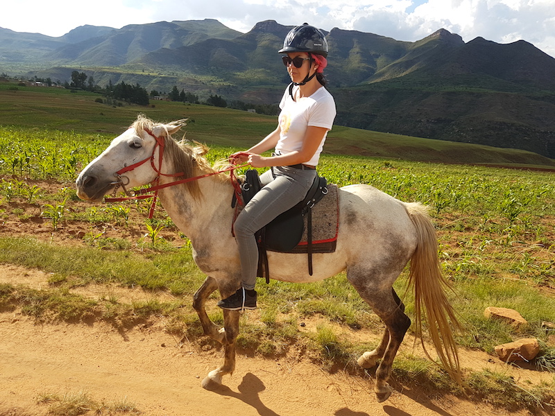 Ponytrekking in Lesotho