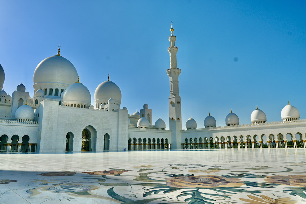 Sheik Zahid Moschee Abu Dhabi